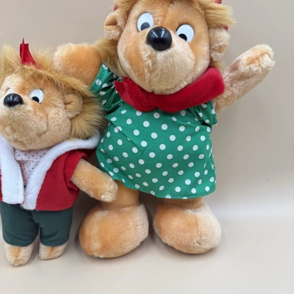 Berenstain Bear Applause Mama & Son Bear Plush Stuffed Animal Vintage 90s